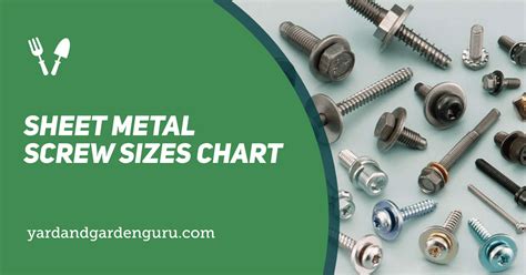 1 4 inch x 1 1 2 sheet metal screw|sheet metal screw chart.